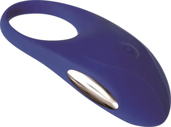 The Rechargeable Couples Penis Ring Blue The Rechargeable Couples Penis Ring Blue