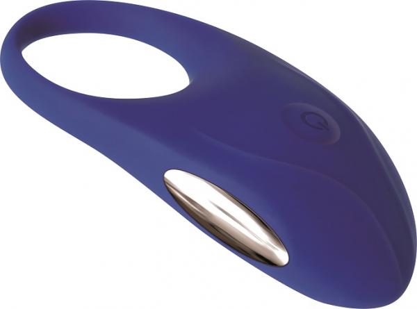 The Rechargeable Couples Penis Ring Blue