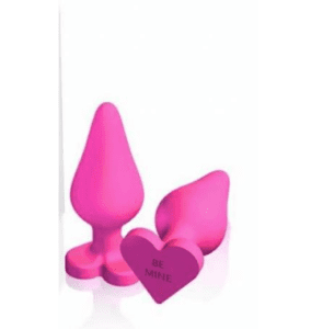 naughty candy hearts valentine pink butt plug